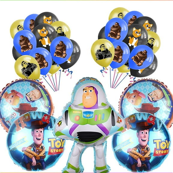 Buzz Lightyear Balloons Birthday Party Supplies Decor Fans Set Decorations Kit