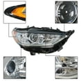 thumbnail image 3 of LABLT 2Pcs Halogen Headlights For 2017-2019 Ford Fusion Projector Headlamps w/LED DRL, 3 of 6