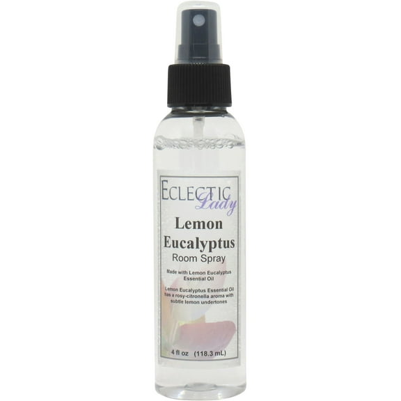 Lemon Eucalyptus Room Spray by Eclectic Lady, 4 Ounces, Fragrant Aromatic Room Mist For Home, Room, Office
