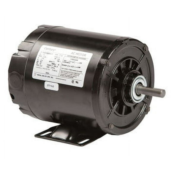 1/3 hp 1725 RPM 48 Frame 115V Split Phase Rigid Base Motor Century # 889A
