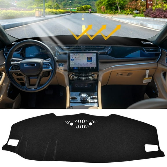 Custom For Jeep Grand Cherokee L 2021-2025 Car Dashboard Pad Dash Cover Mat