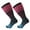 2 Pairs Rose Red, variant on Plus Size Compression Socks for Women Men 2 Pairs Wide Calf Knee High Support Stockings Circulation Socks for Nurses, Pregnancy, Athletic, Running, Travel