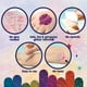thumbnail image 4 of Kit de tatuaje temporal con purpurina, mariquita morada, con 175 tatuajes, 4 of 8