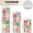 thumbnail image 4 of Pioneer Flower Floral Print Pattern Kitchen Rugs Sets Of 3,Kitchen Runner Rugs Non Skid Washable,Decorative Kitchen Floor Mats for Kitchen,Sink,Laundry,17X30 Inch + 17X47 Inch + 17X59 Inch, 4 of 6