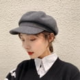 thumbnail image 4 of Travelwant Summer Newsboy Cap Adjustable Visor Beret Hats Soft Vintage Cabbie Hat Octagonal Cap for Women Girls, 4 of 7