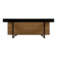 thumbnail image 6 of Kate and Laurel Kercheval Modern 3 Tier Wall Shelf, 15 x 32, Rustic Brown and Black, Farmhouse Bookshelf Wall Decor with Multiple Tiers for Storage and Display, 6 of 8