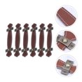 thumbnail image 3 of 6pcs Leather Handles Door Pull Handles Drawer Knobs Practical Door Handles, 3 of 7