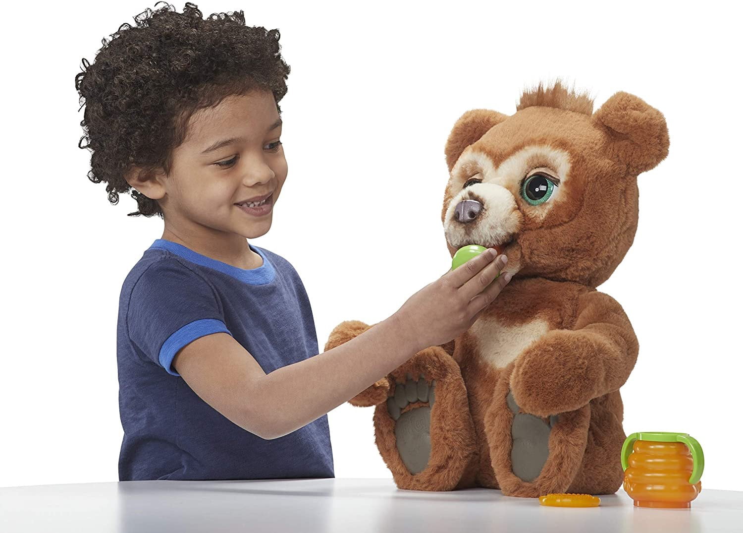 FurReal Cubby, The Curious Bear Interactive Plush Toy, Ages 4 & Up