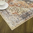 thumbnail image 6 of Tzou Area Rug 5x7 Vintage Retro Rug Indoor Door Mat Non Slip Carpet for Living Room Bedroom, Bronze, 6 of 7