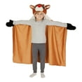 thumbnail image 2 of Rudolph the Red-Nosed Reindeer Kids Holiday Hooded Throw, Brown, 2 of 6