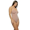 thumbnail image 2 of Bodycon Seamless Thong Bodysuit (Rose Tan, Small), 2 of 3