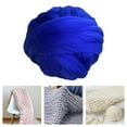 thumbnail image 4 of Chunky Wool Yarn Weight Yarn DIY Crochet Cloth Washable Crocheting Jumbo Tubular blue, 4 of 7