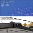 thumbnail image 5 of EastVita 10x10 Pop Up Awning with 4 Sidewalls 4 Ground Stakes 4 Ropes 4 Sandbags Blue, 5 of 7
