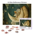 thumbnail image 6 of 500 PCS Mice Sleeping On The Moon 500 Piece Funny Jigsaw Puzzles,Wonderful Imagination,Impossible Hard Difficult Challenging Puzzles For Adults,Creative Activity Hobbies For Adults,Wooden Puzzle, 6 of 6