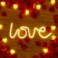 thumbnail image 4 of TERGAYEE Love Neon Sign,Led Neon Sign Love Creative Confession Modeling Lamp Decorative Night Light,Valentine's Day Party Bedroom Decoration, 4 of 6
