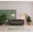 thumbnail image 4 of 4' x 6' Sea Green Medallion Power Loom Area Rug, 4 of 5