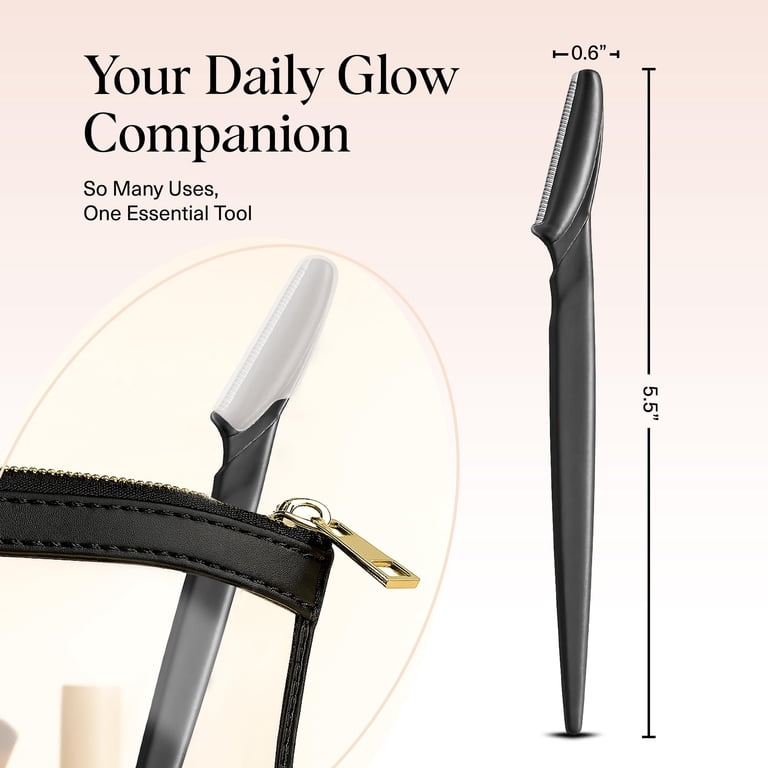 Kitsch Dermaplaning Tool - Facial Derma Blades for Women, Flawless