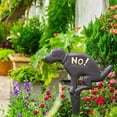 thumbnail image 4 of No Pooping Yard Sign Hierro Fundido Dog Poop Yard Sign Stop Dogs From Pooping On Your Lawn For Outdoor Lawn Garden Yard Cateissary HA034661-00, 4 of 6