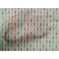 thumbnail image 4 of oneOone Cotton Poplin Light Mint Green Fabric Stripe Geometric Craft Projects Decor Fabric Printed By The Yard 42 Inch Wide, 4 of 4