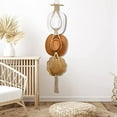 thumbnail image 5 of (Beige, estilo tres sombreros) Perchas de macramé para sombreros, soporte para sombreros de pared, perchero bohemio para mujer, organizador de sombreros para colgar en la pared, perchero decorativo pa, 5 of 5