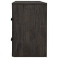thumbnail image 5 of Bowery Hill Large Wood TV Stand with Fireplace Option in Gray, 5 of 5