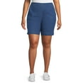 thumbnail image 4 of JMS Just My Size by Hanes Women's Plus Size Pull On Shorts with Pockets, Single and 2-Pack, 9” Inseam, Sizes 0X-4X, 4 of 10