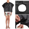 thumbnail image 3 of Robe de Coiffure Tablier Imperméable Enfants Adultes Cape de Coupe de Cheveux, 3 of 3