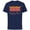 Navy, variant on Marvel Logo Holiday Christmas Avengers Super Hero Ornaments - Short Sleeve Cotton T-Shirt for Adults - Customized-Royal Heather