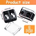 thumbnail image 2 of Sacapuntas de lápiz cosmético para cejas de 2 uds, sacapuntas de lápiz de cejas de varios tamaños, sacapuntas de lápiz de cejas de 2 agujeros, para lápiz de cejas, 2 of 8