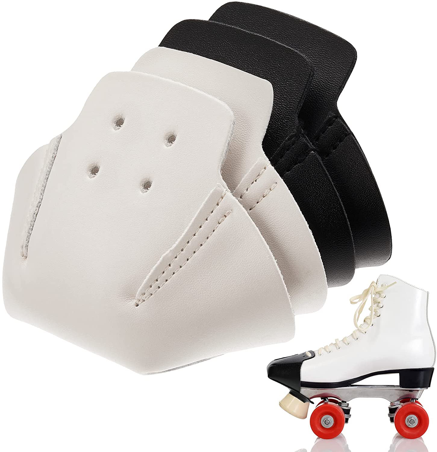 1pair Roller Skates Skating Shoes Cover Ice Skates Leather Toe Cap Guard  Roller Skate Toe Protector For Roller Skate Accessories - AliExpress