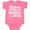Hot Pink, variant on Inktastic Future Hockey Star Childs Sports Boys or Girls Baby Bodysuit