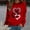 Red, variant on Vetsdori Pullover Sweatshirts for Women Gifts for Girlfriend Tops Plus Size Crew Neck Love Heart Womens Sweatshirts Casual