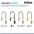 thumbnail image 3 of Kraus Britt Commercial Style Pull-Down Single Handle Kitchen Faucet in Matte Black, 3 of 11