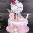 thumbnail image 4 of Fairy Figurines Cake Topper Set - Includes 3 Angel Girl DIY Birthday and Wedding Cake Decorations, 4 of 4