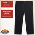 thumbnail image 2 of Dickies Womens Plus Size Work Pants - Mid Rise Slim Fit Bootcut Leg Business Casual Trousers Pants for Women, 2 of 7