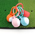 thumbnail image 4 of Soporte para pelotas de golf, paquete de 5 fundas protectoras de silicona para llavero con lazos para cinturón de bolsa de golf JAMW Sencillez, 4 of 5