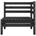 thumbnail image 2 of vidaXL 6 Piece Garden Lounge Set Black Solid Pinewood, 2 of 5