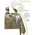 thumbnail image 2 of Yellow Blue Oil Painting Table Cloth, Contemporary Abstract Art Waterproof Tablecloth for Rectangle Tables, Reusable Washable Fabric Table Cover for Restaurant Kitchen Dining Tables 60"x102", 2 of 6