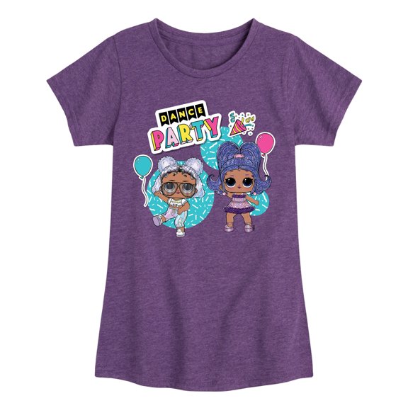 LOL Surprise! Dolls - Dance Party - Let's Celebrate - Toddler & Youth Girls Short Sleeve Graphic T-Shirt