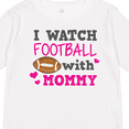 thumbnail image 4 of Inktastic I Watch Football with My Mommy Girls Long Sleeve Toddler T-Shirt, 4 of 5