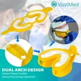 thumbnail image 5 of 200PCs Disposable Dental Fluoride Trays Dual Arch Tray for Gel/Foam by VASTMED | Dental Fluorinated Foam Tray Dental Arch Flexible Shockproof Nonslip Strong Fit, 5 of 7