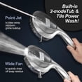 thumbnail image 2 of High Pressure Shower Head, 10 Mode Water Saving Shower Head, Bathroom Shower Hand Shower(1.5M Shower Hose/Anti-Clogging Nozzle), 2 of 5