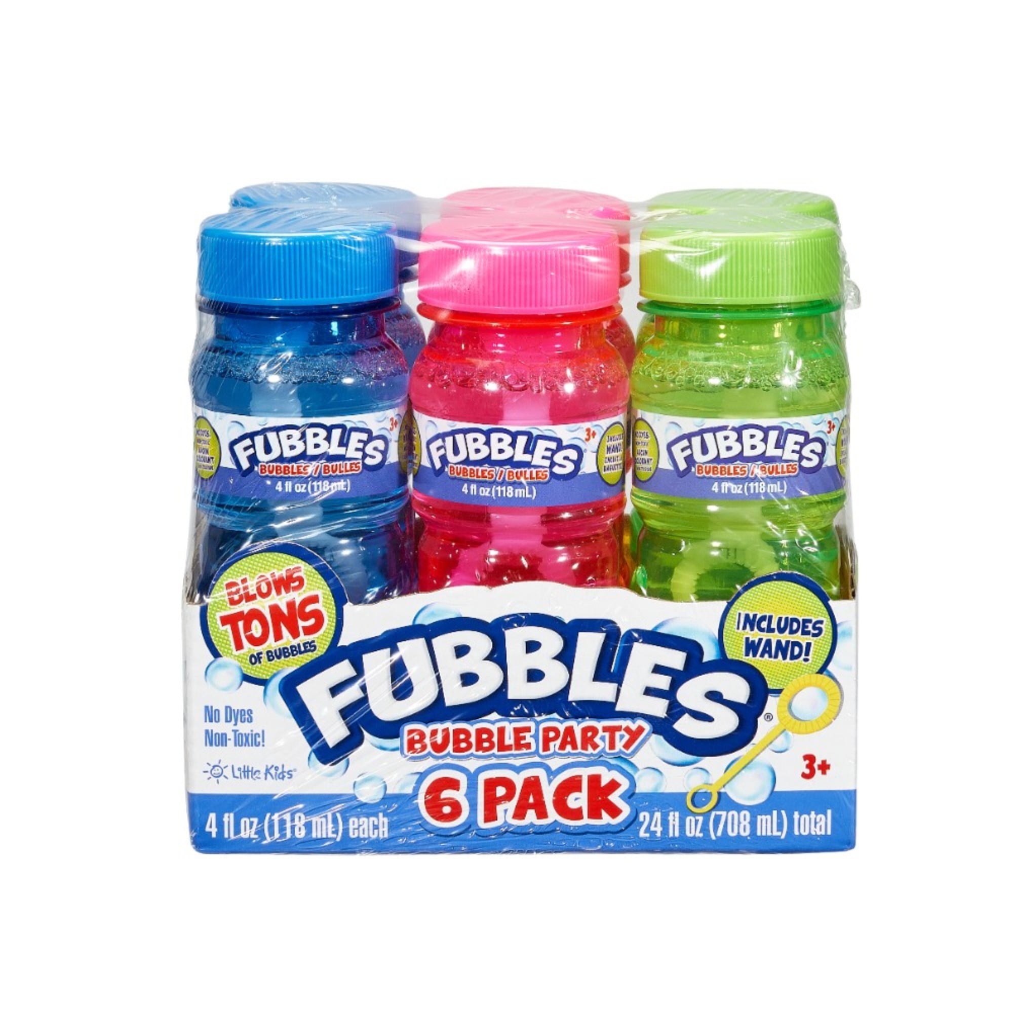 TOY Little Kids Fubbles No-Spill Bubble Tumbler Minis Party Pack 12-Pack 