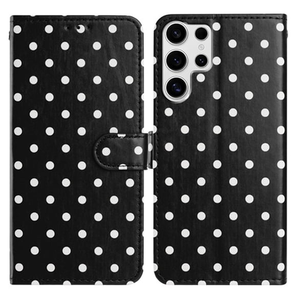 Allytechgroup for Samsung Galaxy S26 Ultra Case PU Leather Magnetic Wallet Flip Stand Cover with Card Slots, Cash Pocket, Shockproof TPU Back Cover, Black
