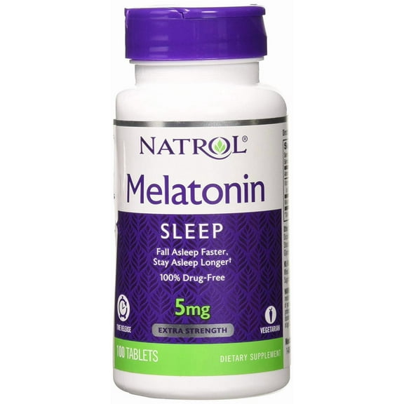 Natrol Melatonin Time Release 5mg Tablets 100 ea