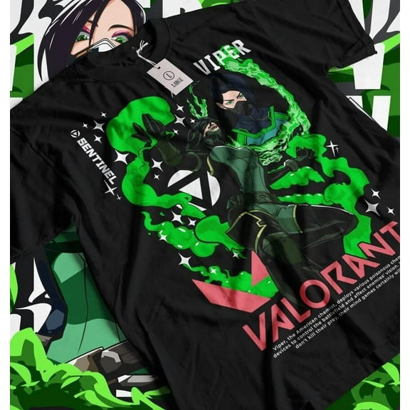 Viper Valorant Inspired Tee, Unisex Shirt, Valorant T-shirt, Computer Game Shirt