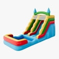 thumbnail image 6 of Jocisland Commercial Bounce House, Inflatable Bouncer with Air Blower, Outdoor Bouncy Castle with 100% PVC Material for Kids 3-12 (252×107.9×157.5IN), 6 of 8