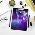 thumbnail image 7 of FMSHPON Wolf Starry Sky Clipboard Hardboard Wood Nursing Clip Board and Pull for Standard A4 Letter 13x9 inches, 7 of 7