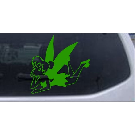Tinkerbell Laying Car or Truck Window Decal Sticker