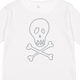 thumbnail image 4 of Inktastic Skull and Crossbones Boys or Girls Long Sleeve Toddler T-Shirt, 4 of 5